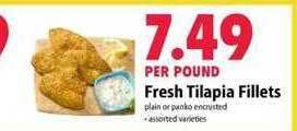 Festival Foods Fresh tilapia fillets offer