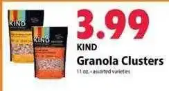Festival Foods Kind granola clusters offer