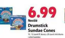 Festival Foods Nestlé drumstick sundae cones offer
