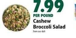 Festival Foods Cashew broccoli salad offer