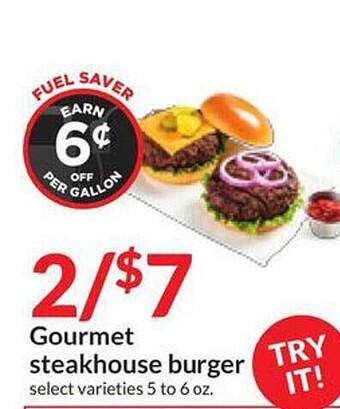 Hy-Vee Gourmet steakhouse burger offer