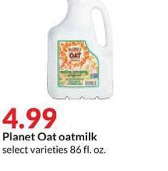 Hy-Vee Planet oat oatmilk offer