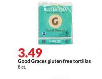 Hy-Vee Good graces gluten free tortillas offer