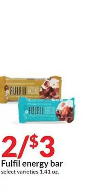 Hy-Vee Fulfil energy bar offer