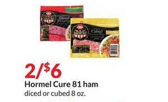 Hy-Vee Hormel cure 81 ham offer
