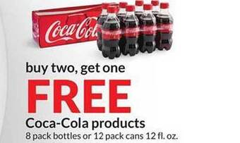 Hy-Vee Coca-cola products offer