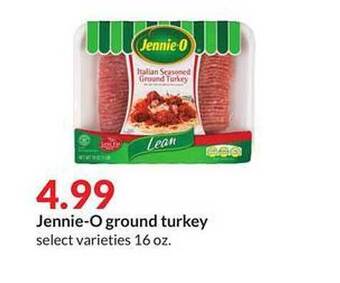 Hy-Vee Jennie-o ground turkey offer
