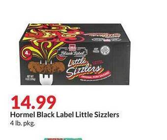 Hy-Vee Hormel black label little sizzlers offer