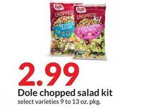 Hy-Vee Dole chopped salad kit offer