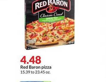 Hy-Vee Red baron pizza offer