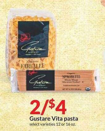 Hy-Vee Gustare vita pasta offer