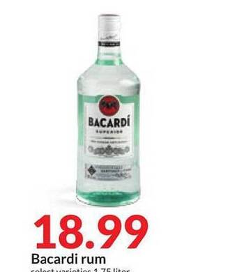 Hy-Vee Bacardi rum offer
