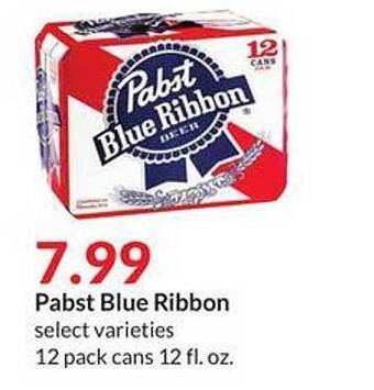 Hy-Vee Pabst blue ribbon offer