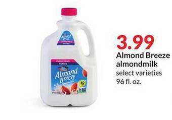 Hy-Vee Almond breeze almondmilk offer