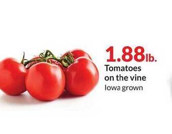 Hy-Vee Tomatoes on the vine offer