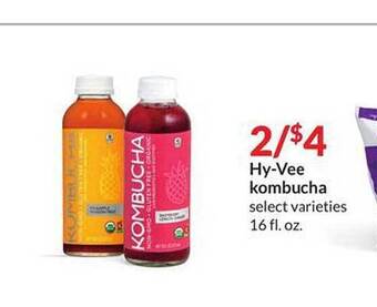 Hy-Vee Hy-vee kombucha offer