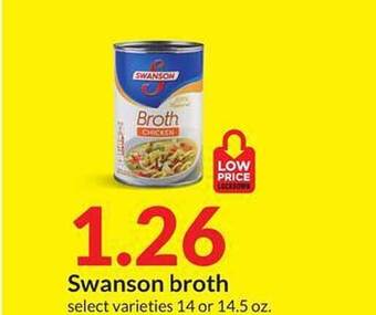 Hy-Vee Swanson broth offer