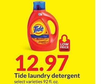 Hy-Vee Tide laundry detergent offer
