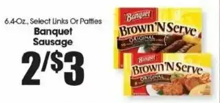 Banquet Sausage 6.4 oz