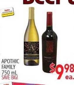 Ingles Markets Apothic family offer