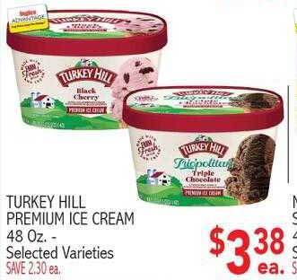 Ingles Markets Turkey hill premium ice cream offer
