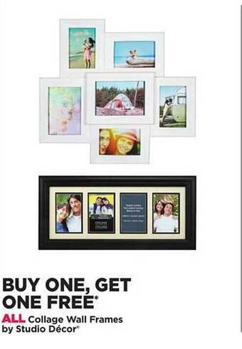 Michaels Collage wall frames by studio décor offer
