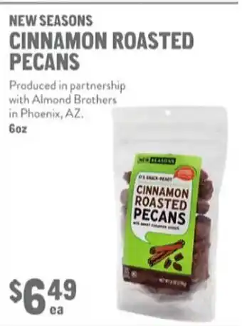 New Seasons Market New seasons cinnamon roasted pecans offer