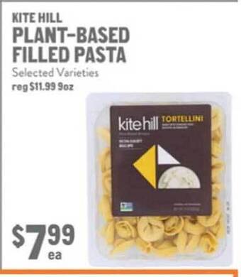 New Seasons Market Kite hill plant-based filled pasta offer