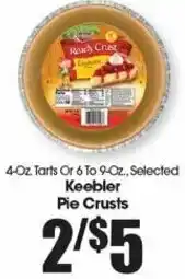 Food King Keebler Pie Crusts offer
