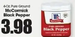 Food King McCormick Black Pepper offer