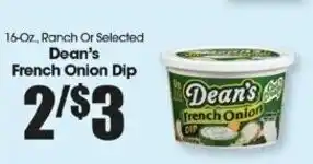 Dean's French Onion Dip 16 oz