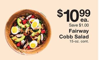 Fairway Store Market Fairway cobb salad offer