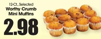 Food King Worthy Crumb Mini Muffins offer