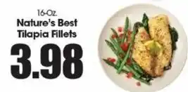Food King Nature's Best Tilapia Fillets 16 oz offer