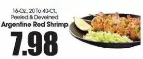Food King Argentine Red Shrimp offer