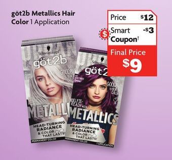Family Dollar Göt2b metallics hair color offer