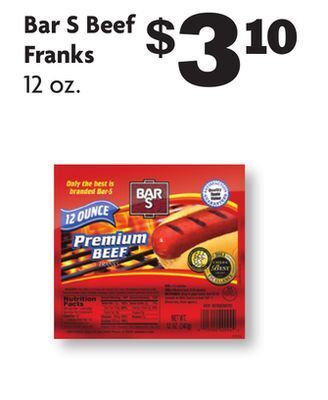 Family Dollar Bar s beef franks offer
