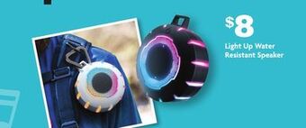 Family Dollar Light up water resistant speaker offer