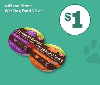 Family Dollar Ashland farms wet dog food offer