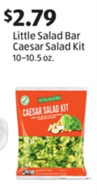 Aldi Little salad bar caesar salad kit offer