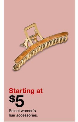 Target Select women's hair accessories offer