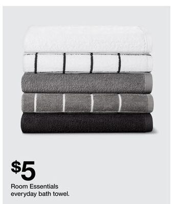Target Room essentials everyday bath towel offer