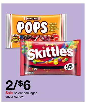 Target Select packaged sugar candy offer