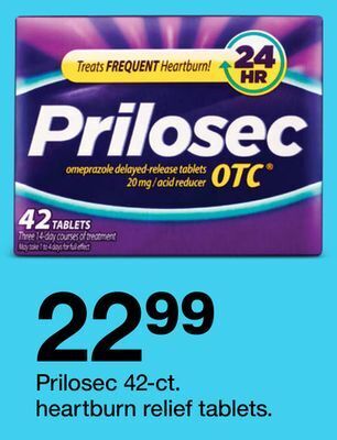 Prilosec 42-ct. heartburn relief tablets