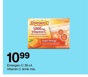 Target Emergen-c 30-ct. vitamin c drink mix offer