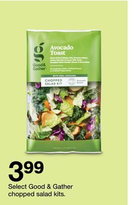 Target Select good & gather chopped salad kits. offer
