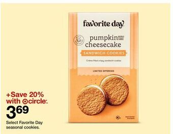 Target Select favorite day seasonal cookies. offer