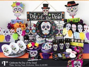 Dollar Tree Celebrate the day of the dead offer