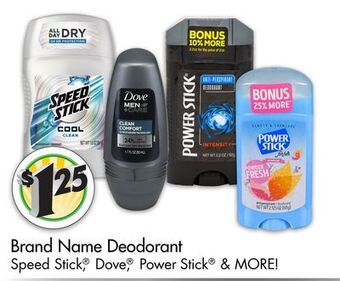 Dollar Tree Brand name deodorant offer