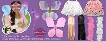 Dollar Tree Fairy princess accessories offer